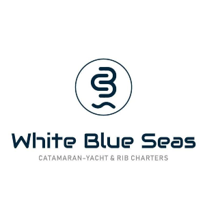 White Blue Seas