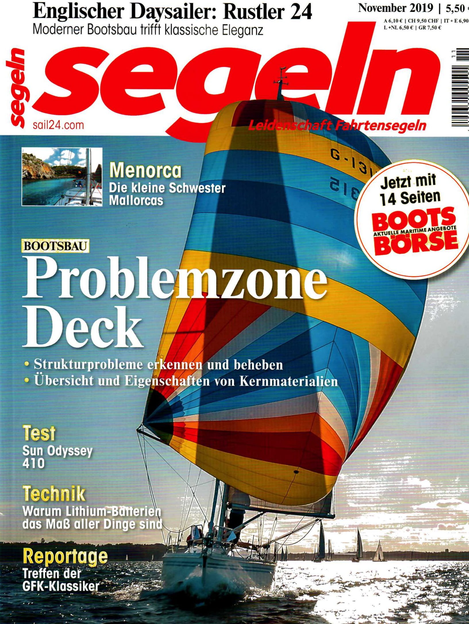 GotoSailing.com and Sail for Smile on Segeln magazine